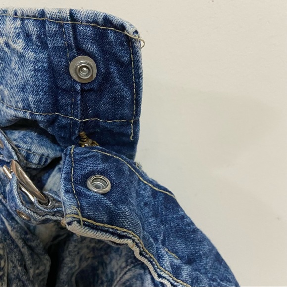 Vintage Denim Belt Long Skirt - Picture 4 of 5